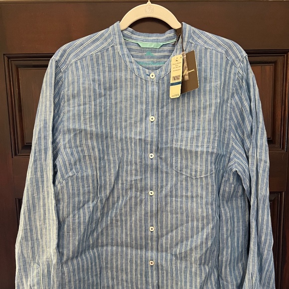 Tommy Bahama Fresca Striped Linen Ladies Shirt Sz XL - Picture 1 of 5